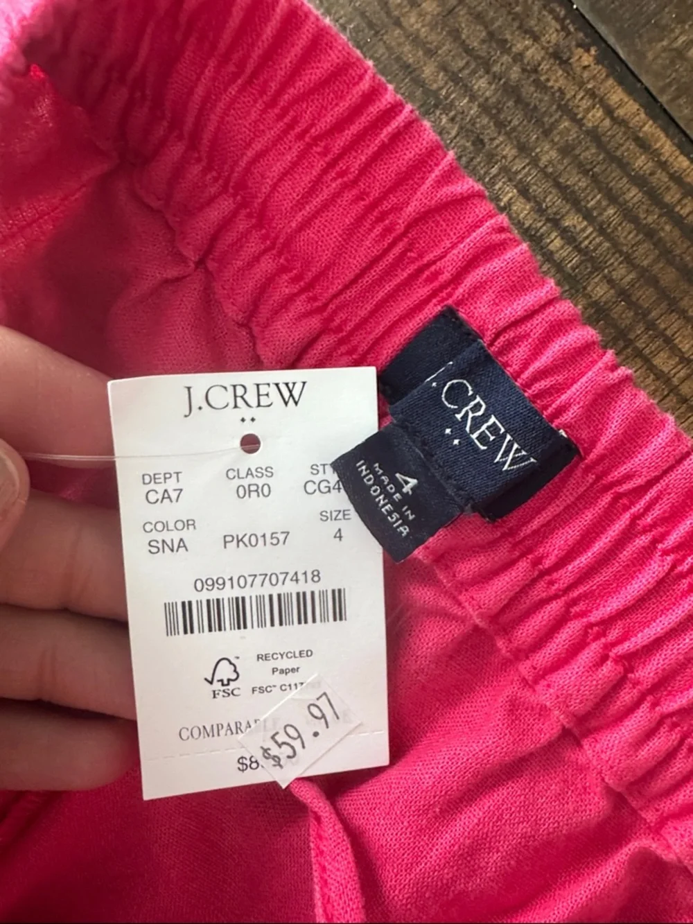 J Crew Linen Pants - Picture 3 of 4
